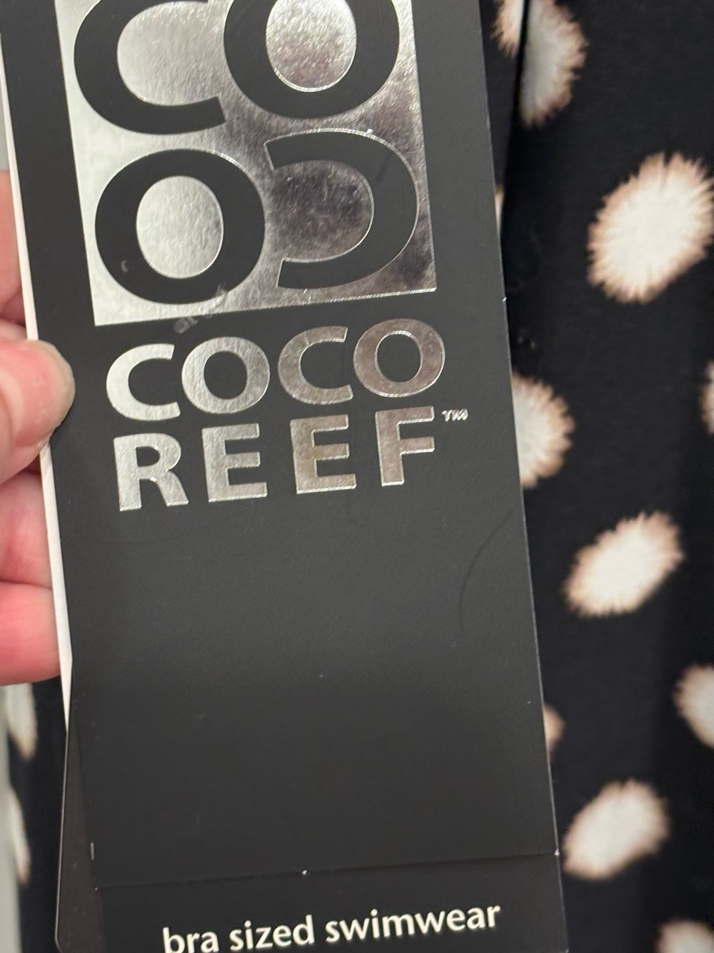 Coco Reef Black & White Polka Dot Cover-Up - Picture 7 of 8